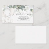 Carte D'accompagnement Elephant Book for Baby Card (Devant / Derrière)