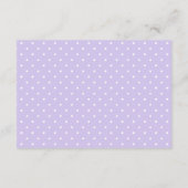 Carte D'accompagnement Eléphant, Fleurs d'aquarelle violette, Raffle de c (Dos)