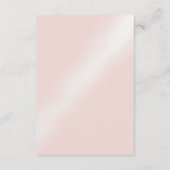 Carte D'accompagnement Elle est en train de nouer la douche de nage à arc (Dos)