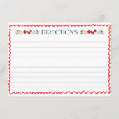 Carte D'accompagnement Elle est fraîche de la Fête des mariées du marché  (Dos)