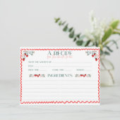 Carte D'accompagnement Elle est fraîche de la Fête des mariées du marché  (Debout devant)