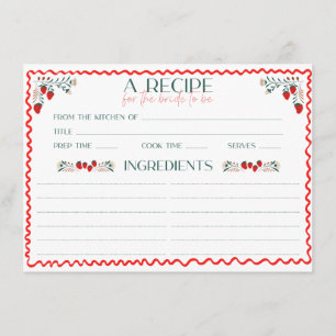 Carte D'accompagnement Elle est fraîche de la Fête des mariées du marché