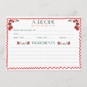 Carte D'accompagnement Elle est fraîche de la Fête des mariées du marché