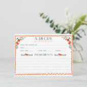 Carte D'accompagnement Elle est fraîche de la Fête des mariées du marché  (Debout devant)