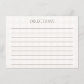 Carte D'accompagnement Elle est fraîche de la Fête des mariées du marché (Dos)