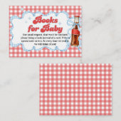 Carte D'accompagnement Elle est prête Fête de Bébé Soda Pop Cadeau Bébé F (Devant / Derrière)