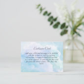 Carte D'accompagnement Elle est sur Cloud Neuf Fête des mariées (Debout devant)