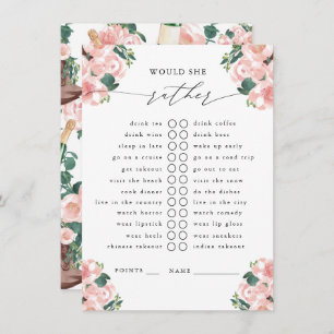 Carte D'accompagnement Elle Préférerait Boots & Bubly Partie Jeu