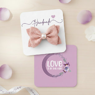 Carte D'accompagnement Emballage fait main pour petite entreprise, cadeau