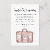 Carte D'accompagnement Emballez votre Mariage de sacs (Devant)