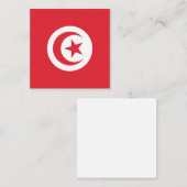 Carte D'accompagnement Emblème du drapeau tunisien (Devant / Derrière)