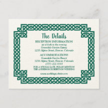 Emerald Green Celtic Knot Claddagh Mariage