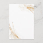 Carte D'accompagnement Emerald Green & White Rose Floral Wedding Details (Dos)