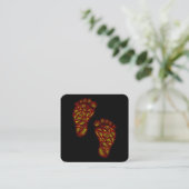 Carte D'accompagnement Empreintes bébé (Debout devant)