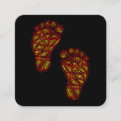 Carte D'accompagnement Empreintes bébé (Devant)