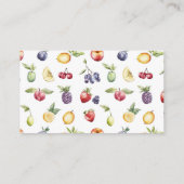 Carte D'accompagnement En dehors du marché  Devinez combien de baisers Je (Dos)