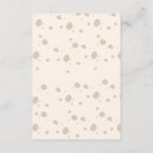 Carte D'accompagnement | Encadré de la forêt rustique (Dos)