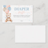 Carte D'accompagnement Enceinte à feutre de la couche C de l'ours en pelu (Devant / Derrière)