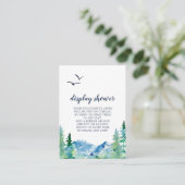 Carte D'accompagnement Enceinte de Douche Affichage Rocky Mountain (Debout devant)