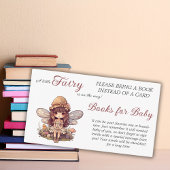 Carte D'accompagnement Enchant Fairy Musrooms Books for Baby shower Game