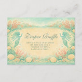 Carte D'accompagnement Enchanted Mermaid Lagoon Diapper Raffle (Devant)