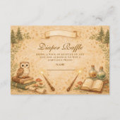 Carte D'accompagnement Enchanted Storybook Wizard Diapper Raffle (Devant)