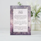 Carte D'accompagnement Enchantement Starlit en fleur (Debout devant)