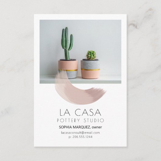 Carte D'accompagnement Enclos Créatif Paint Swash (Devant)