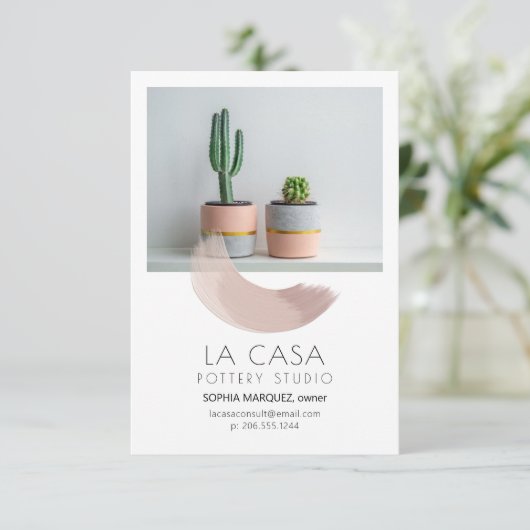 Carte D'accompagnement Enclos Créatif Paint Swash (Debout devant)