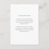 Carte D'accompagnement Enclos Créatif Paint Swash (Dos)