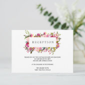 Carte D'accompagnement Enclos de réception de fleurs de mariage Brilliant (Debout devant)