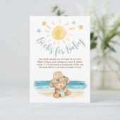 Carte D'accompagnement Enclosure Card (Debout devant)