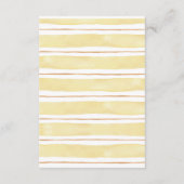 Carte D'accompagnement Enclosure Card (Dos)