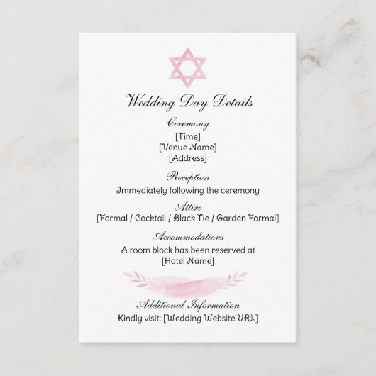 Carte D'accompagnement Enclosure Card (Devant)