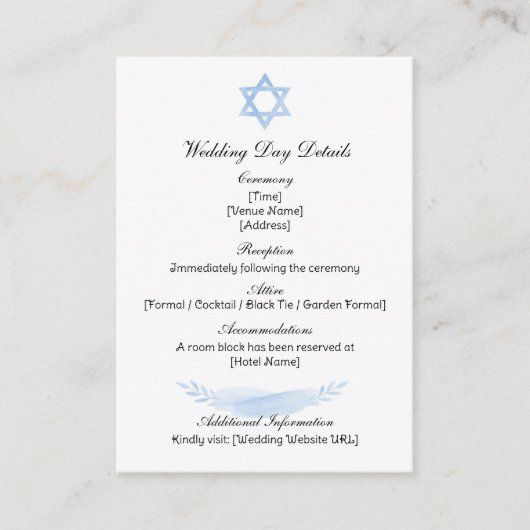 Carte D'accompagnement Enclosure Card (Devant)