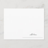 Carte D'accompagnement Enclosure Card (Dos)