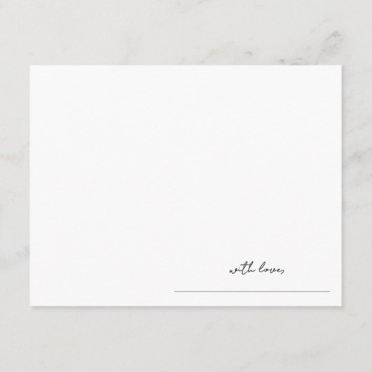 Carte D'accompagnement Enclosure Card (Dos)