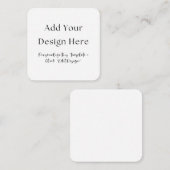 Carte D'accompagnement Enclosure Card (Devant / Derrière)