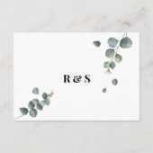 Carte D'accompagnement Enclosure de détails de mariage photo éditable Euc (Dos)