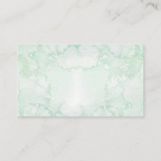 Carte D'accompagnement Enclosure de mariage de verdure florale géométriqu (Dos)