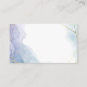 Carte D'accompagnement Encre alcoolique et rayures dorées (Dos)