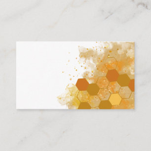 Carte D'accompagnement Encre d'alcool nid d'abeille