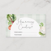 Carte D'accompagnement Enfant local combien de bonbons dans le bocal (Devant)