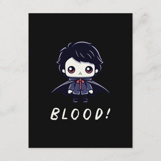 Carte D'accompagnement Enfant Vampire (Devant)