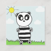 Carte D'accompagnement Enfants Panda (Dos)