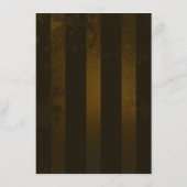 Carte D'accompagnement Engrenages à vapeur et papillons bleus (Dos)