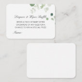 Carte D'accompagnement Ensembles de Baby showers à gaufre modifiables (Devant / Derrière)