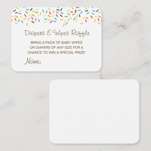 Carte D'accompagnement Ensembles de Baby showers à gaufre modifiables (Devant / Derrière)