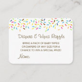 Carte D'accompagnement Ensembles de Baby showers à gaufre modifiables (Devant)