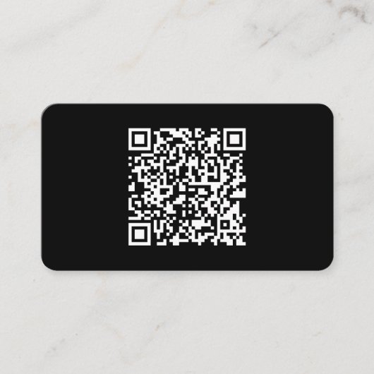 Carte D'accompagnement Entrer l'URL et créer un code QR numérisable | Bla (Devant)